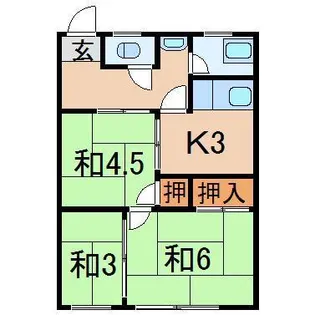 第二光栄荘【2階】の間取り