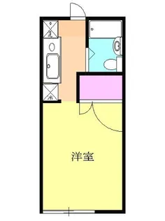 コーポ弥生【2階】の間取り