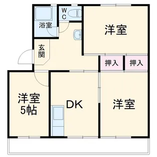 3DKの間取り画像