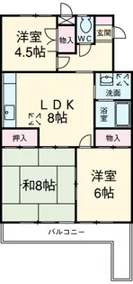 グレースナイン湘南【3階】の間取り