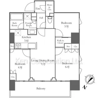 3LDKの間取り画像