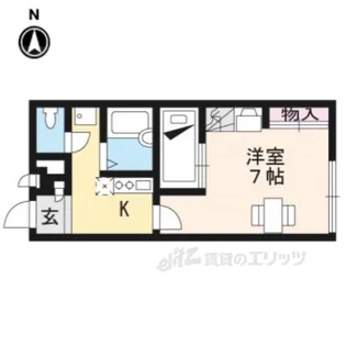 レオパレスE&WIMAMURA【1階】の間取り