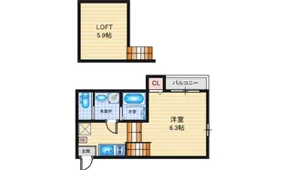ハーモニーテラス十番町I【2階】の間取り