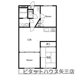 KTハイツ【3階】の間取り