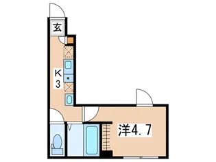 ベルクレスト町田【2階】の間取り