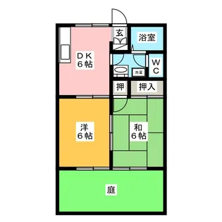 グランシャリオ【1階】の間取り