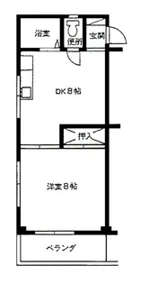 マンション寿【1階】の間取り