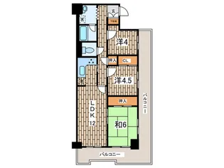 翠峯壱番館【3階】の間取り