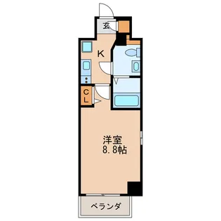 エステムプラザ名古屋・栄プレミアム【7階】の間取り