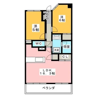 レーベン八王子 MARK GATE【8階】の間取り