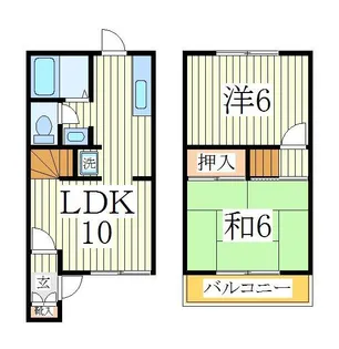テピカル初石Aの間取り