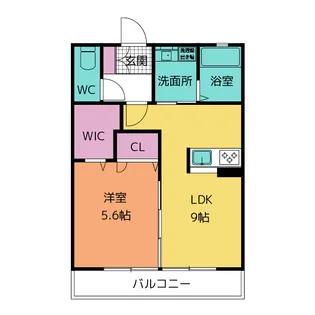 Mushroom I【1階】の間取り