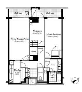 麻布第一マンションズ【3階】の間取り