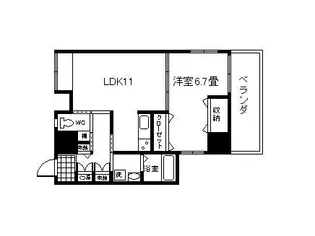 セントラルヒルズ【5階】の間取り