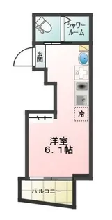 Glanz栄町【1階】の間取り