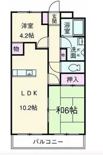 神奈川県小田原市上新田【マンション】の間取り