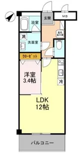 ワイズヒル【2階】の間取り