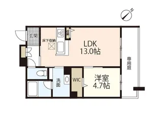 フィグ古江東町【1階】の間取り