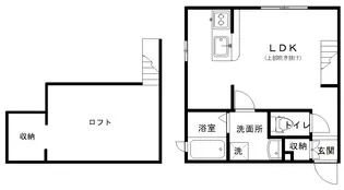 プリマガーデン千里丘【1階】の間取り