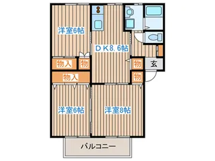 シ-ズンズ【1階】の間取り