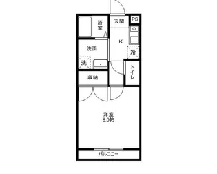 ERコーポ【1階】の間取り