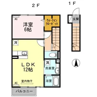 オプティマムハウス B棟【2階】の間取り