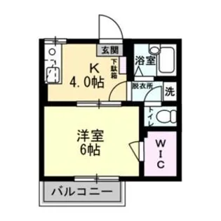 ステーションハウスC【1階】の間取り