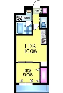 ヘーベルメゾン西葛西 E イースト【1階】の間取り