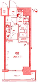 Le a横濱中央【4階】の間取り