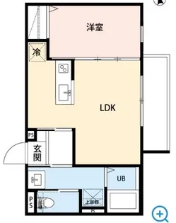 埼玉県三郷市早稲田2【アパート】の間取り