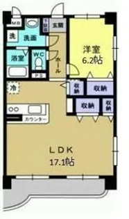Y&Mアーバンライフ【5階】の間取り