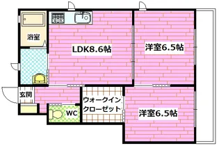 ヴィラージュ B【1階】の間取り