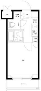 東京都新宿区北新宿4【マンション】の間取り