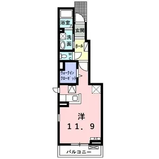 岐阜県大垣市中野町5【アパート】の間取り