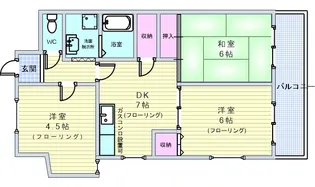 ハイツサニーライフ【1階】の間取り