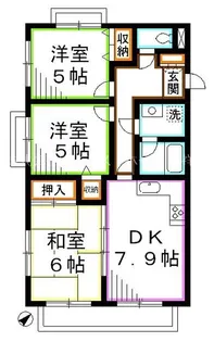 ヴェルドミール武蔵野【1階】の間取り