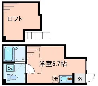 ポモドーロ蒲田【1階】の間取り