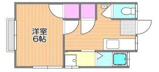 中嶋アパート【2階】の間取り