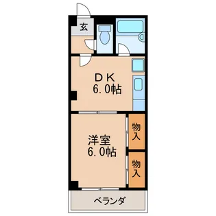 第2栄スカイタウン【4階】の間取り