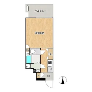 大阪府大阪市東淀川区東中島1【マンション】の間取り
