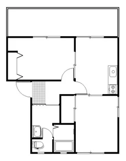 2DKの間取り画像