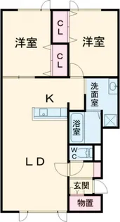 リュミエール【2階】の間取り