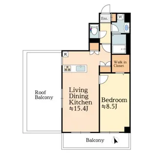 東京都昭島市中神町【マンション】の間取り