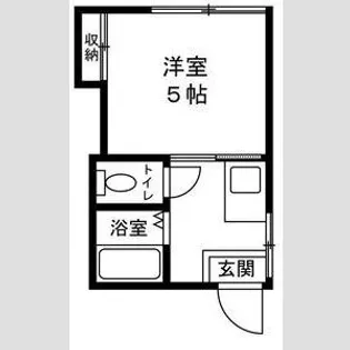 成田ハイツ【2階】の間取り