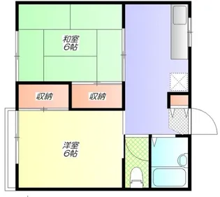 アーバンハイツ【2階】の間取り