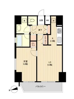 東京都台東区三筋2【マンション】の間取り