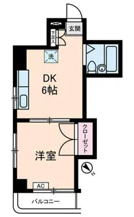 メゾン丸十【8階】の間取り