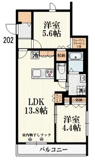 東京都杉並区宮前4【マンション】の間取り