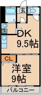 メゾン中神【2階】の間取り