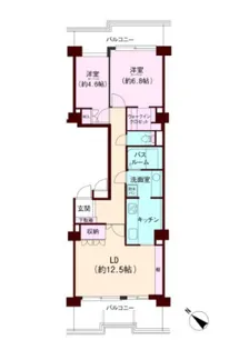 エルシティ新浦安【8階】の間取り